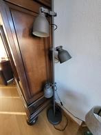 Staande schemerlamp donker grijs, Huis en Inrichting, Lampen | Vloerlampen, Ophalen, Zo goed als nieuw, Metaal, Minder dan 100 cm