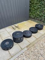 180kg bumperplates van Crossmaxx, ATX, Rogue, etc (gebruikt), Ophalen of Verzenden, Gebruikt