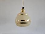 Hanglamp met vintage Franse glazenkap, Ophalen of Verzenden, Glas, Minder dan 50 cm