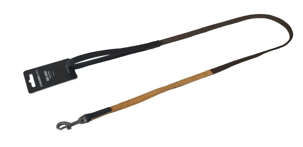 51 DEGREES NORTH Milano Hondenriem Kaki-Oker S 120 cm KOOPJE, Ophalen of Verzenden, Nieuw, Hondenriem