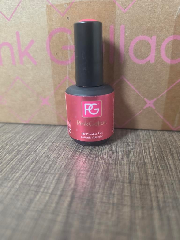 Pink Gellac - 189 Paradise Pink, Ophalen of Verzenden, Gebruikt, Handen en Nagels, Make-up