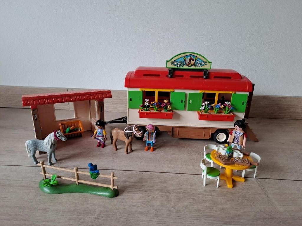 Playmobil Country Ponykamp aanhanger 70510, Ophalen of Verzenden, Zo goed als nieuw, Complete set