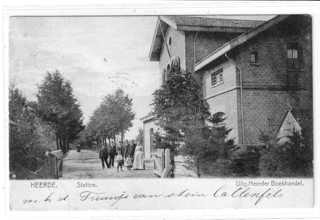 STATION  HEERDE, Verzenden, Voor 1920, Gelopen, Gelderland
