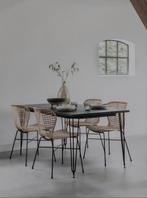 Nieuwe Must Living Bahamas eetkamerstoelen 2 stuks, Ophalen, Overige kleuren, Nieuw, Metaal