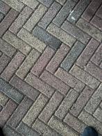 100 m2 klinkertjes bont, Ophalen, Klinkers, Zo goed als nieuw, 10 m² of meer