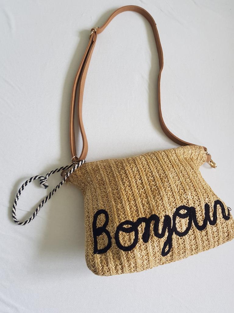 Handtas gevlochten Bonjour, Ophalen, Zo goed als nieuw, Handtas