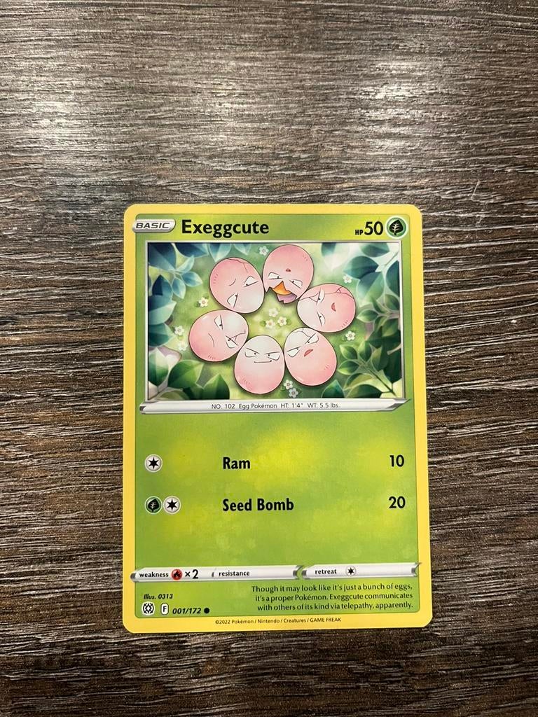 Exeggcute BRS 001/172, Ophalen of Verzenden, Zo goed als nieuw