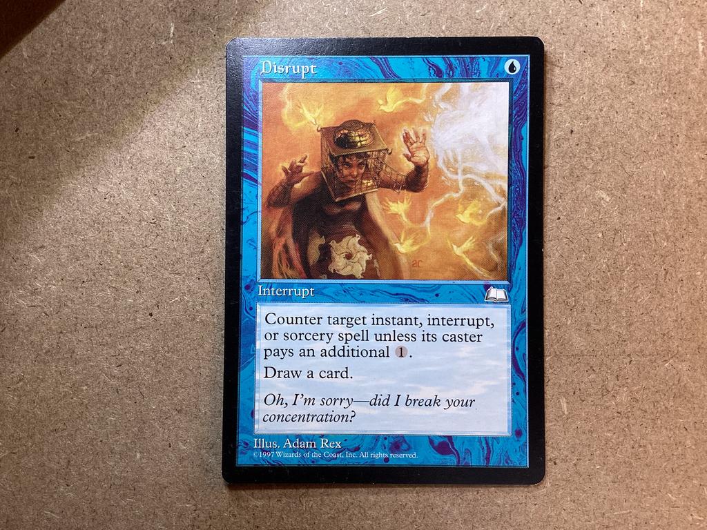 1x Disrupt (Excellent), Ophalen of Verzenden, Zo goed als nieuw, Losse kaart
