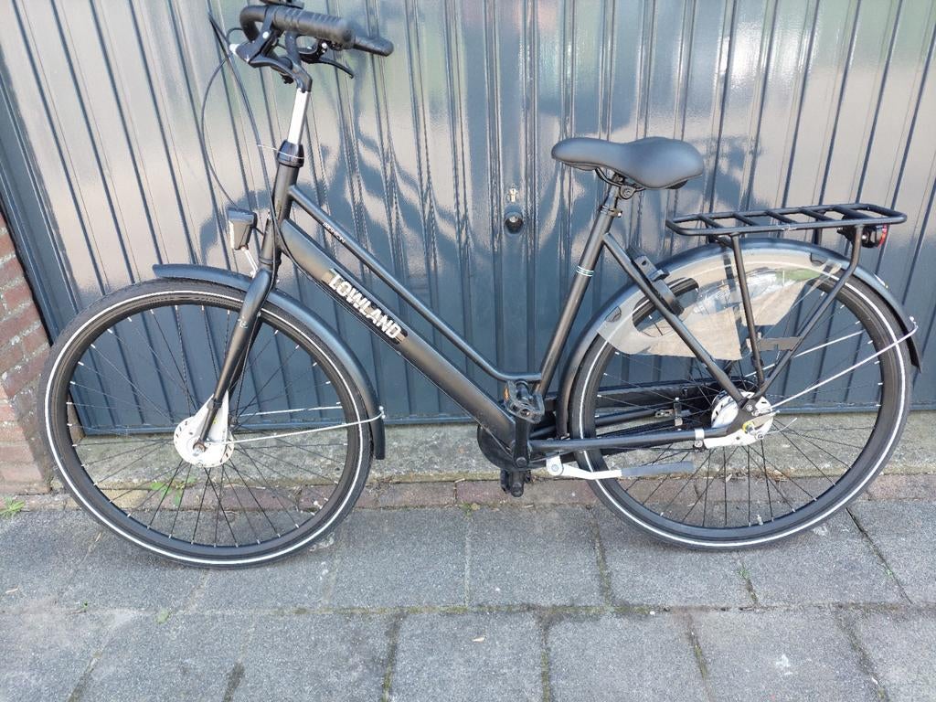 Nette damesfiets lowland Brighton 3 versnellingen, 53 tot 56 cm, Versnellingen, Zo goed als nieuw, Ophalen