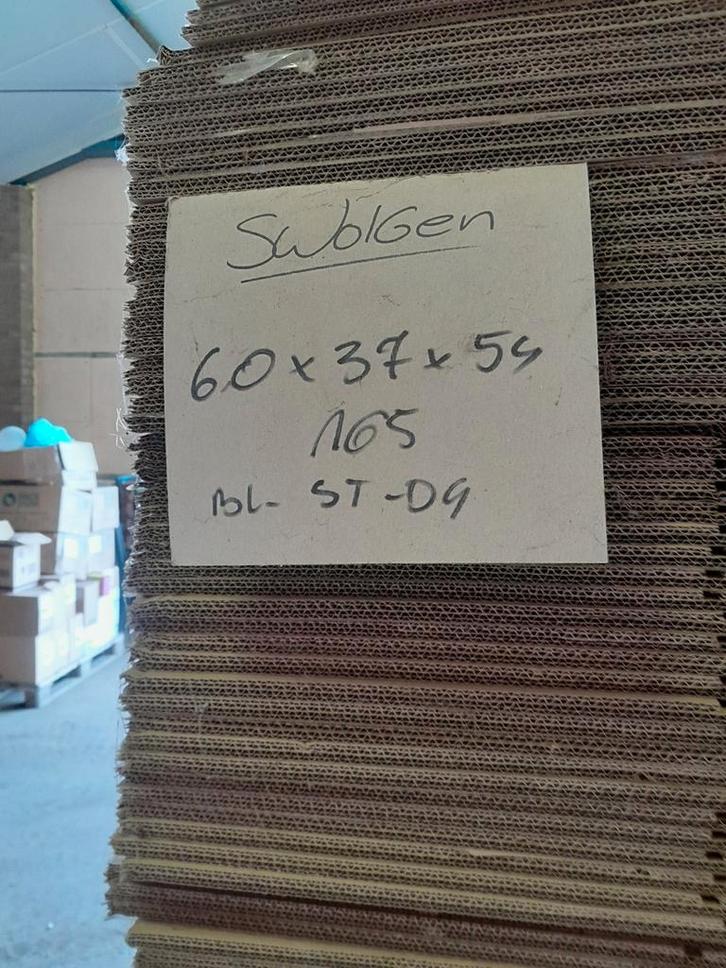 Gebruikte Amerikaanse Vouwdozen 60x37x54 cm, Diversen, Papierwaren, Ophalen