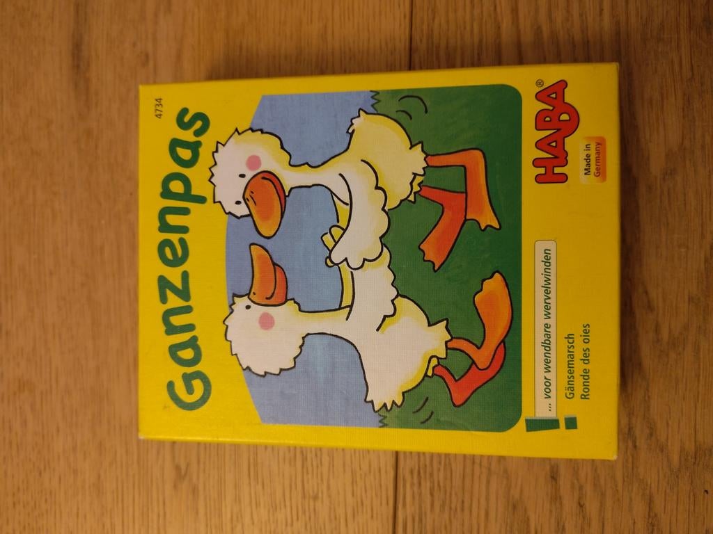 HABA Ganzenpas, Hobby en Vrije tijd, Gezelschapsspellen | Bordspellen, Ophalen of Verzenden, Zo goed als nieuw