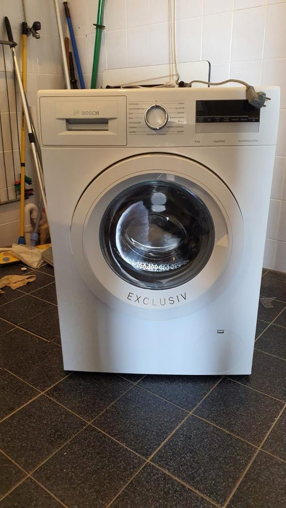 Bosch 8 kg wasmachine, Ophalen, Zo goed als nieuw, 85 tot 90 cm, 1200 tot 1600 toeren
