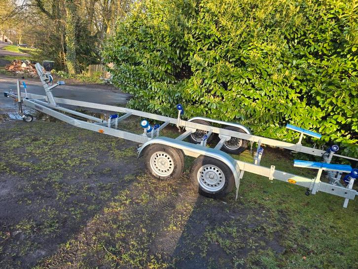 Marlin TAB 2700kg Dubbelasser 2023 Boottrailer 7.5m, Watersport en Boten, Boottrailers, Zo goed als nieuw, Overige typen, 1500 tot 3000 kg