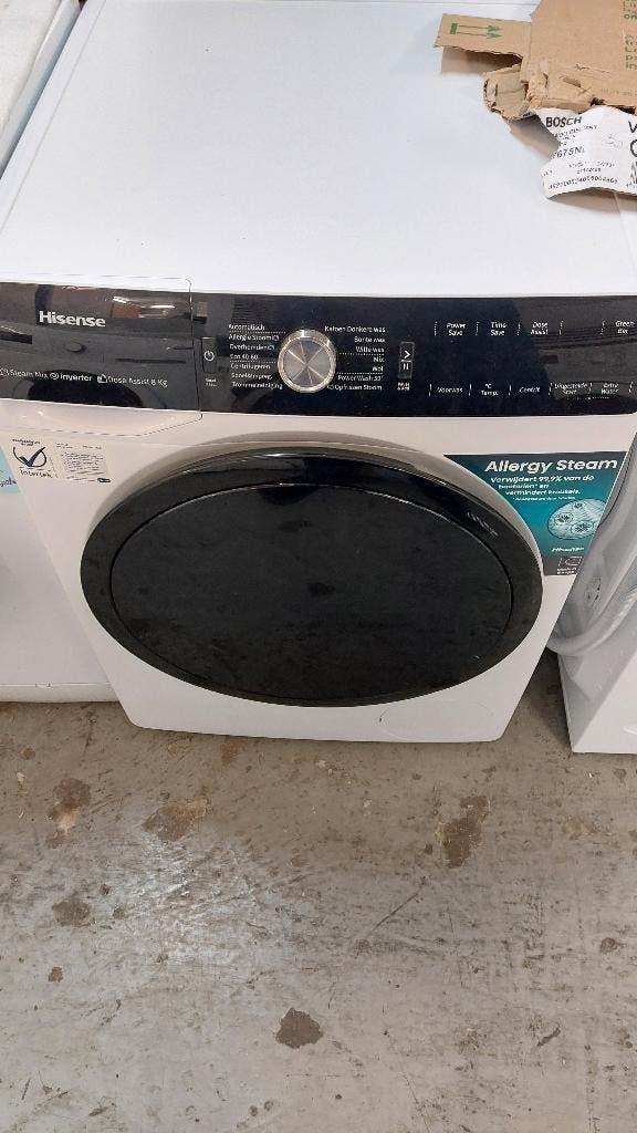 iov klant Hisense 8 kg 1600 toeren en stoom 250  Arpe Kampen, Witgoed en Apparatuur, Ophalen, 1200 tot 1600 toeren, Minder dan 85 cm