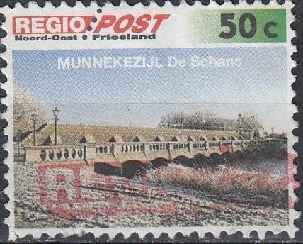 Nederland- SP-06- Regio-Post- 1996- Munnekezijl De Schans- G, Verzenden, Na 1940, Gestempeld