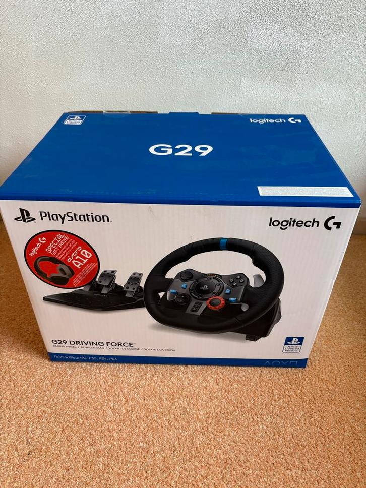 Logitech Driving Force G29 Racing Wheel + Pedalen, Spelcomputers en Games, Spelcomputers | Sony PlayStation Consoles | Accessoires