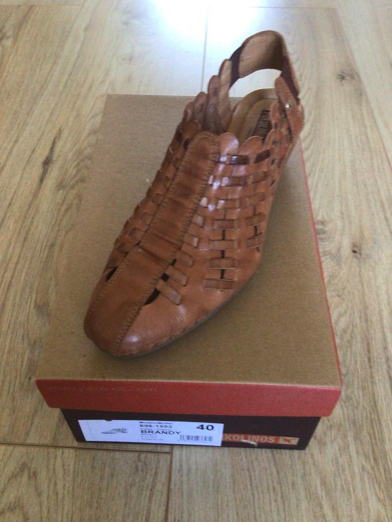 Sandalen dames van het hippe Spaanse merk Pikolinos mt 40, Bruin, Zo goed als nieuw, Pikolinos, Sandalen of Muiltjes