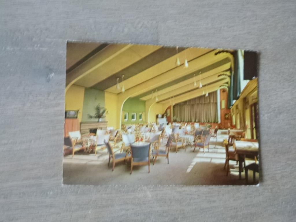 Oldebroek, interieur recr. zaal vak. oord  Beltgraven 1964, Verzenden, 1960 tot 1980, Gelopen, Gelderland