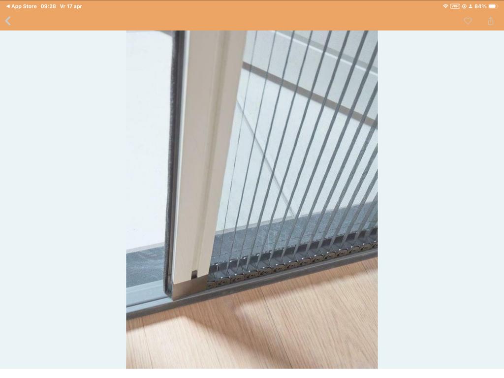 Plissé hordeur in prima staat, Ophalen of Verzenden, Zo goed als nieuw, Hordeur