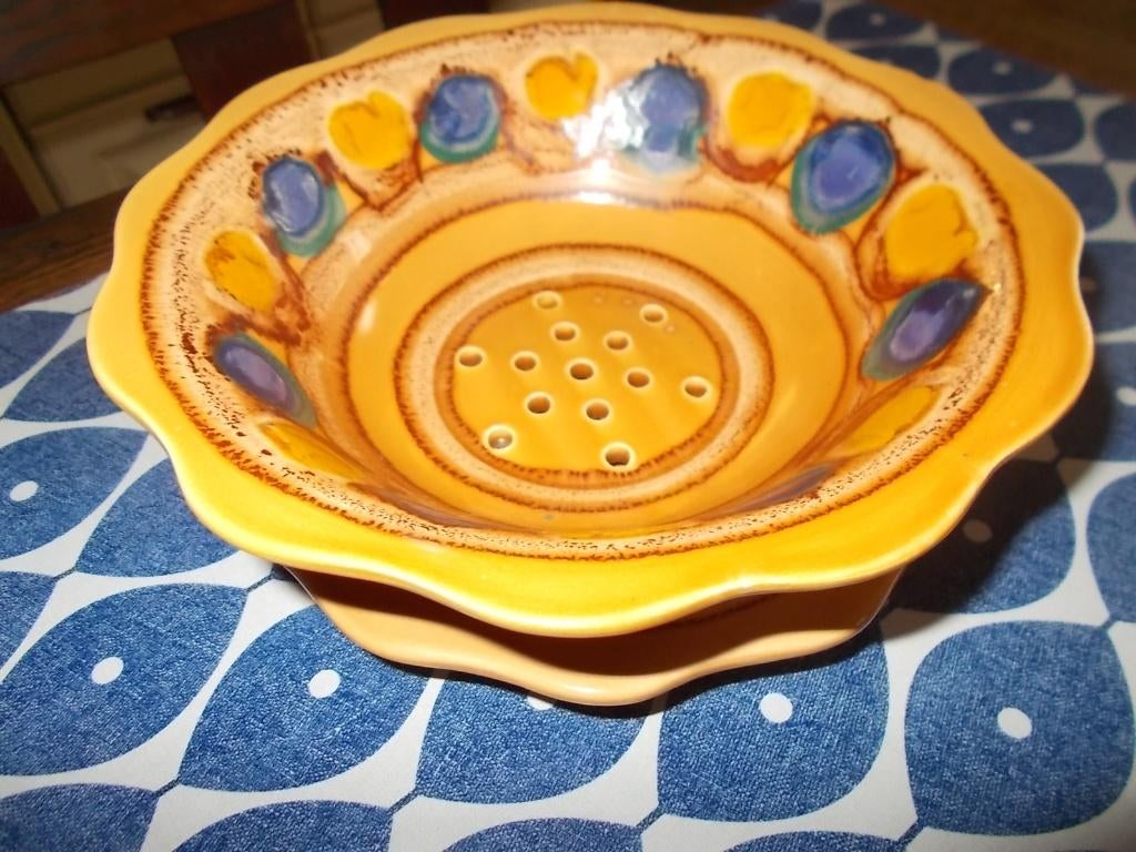 🍓Flora Gouda Holland fruittest,uitlekschaal,fruittes, Ophalen of Verzenden