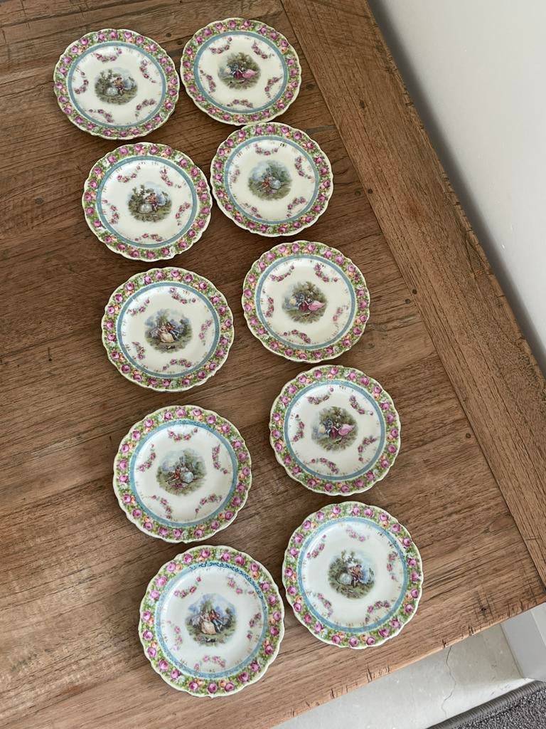 Royal doulton brambly hedge gebaksborden en gebaksschaal, Ophalen of Verzenden