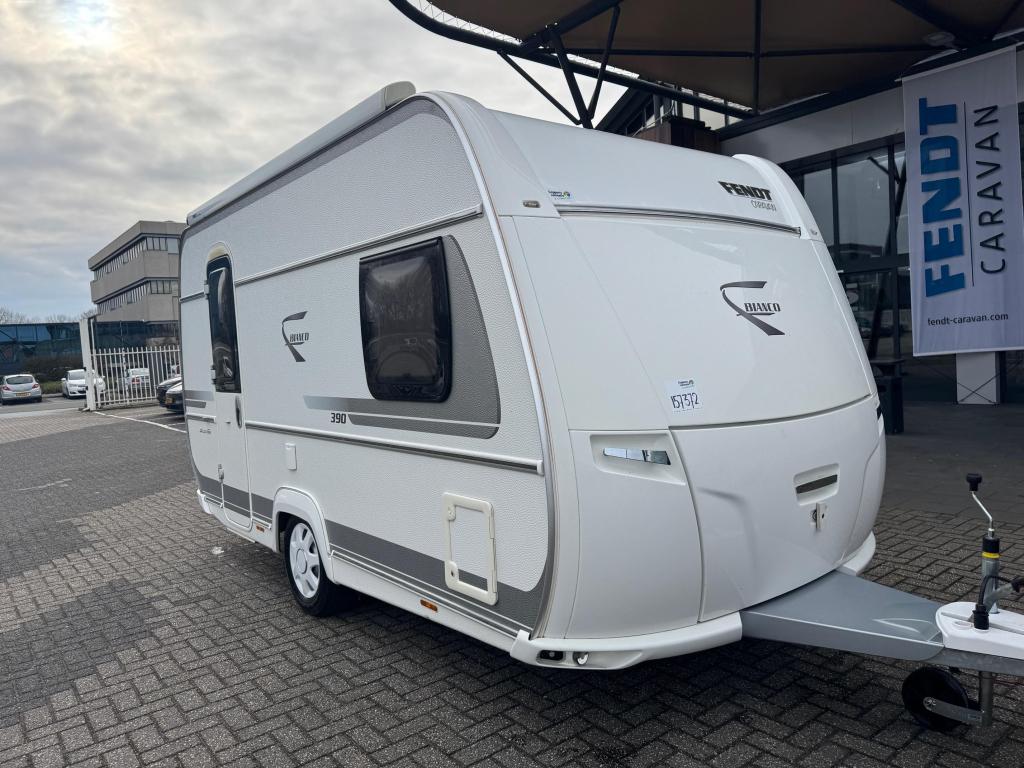 Fendt Bianco Selection 390 FH 2016 MOVER + LUIFEL!!!, Caravans en Kamperen, Overige typen, Bedrijf, Treinzit, Tot en met 3