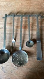 Vintage keukenset, izgs, Gero Zilmeta, Ophalen of Verzenden, Zo goed als nieuw, Rvs of Chroom, Bestekset