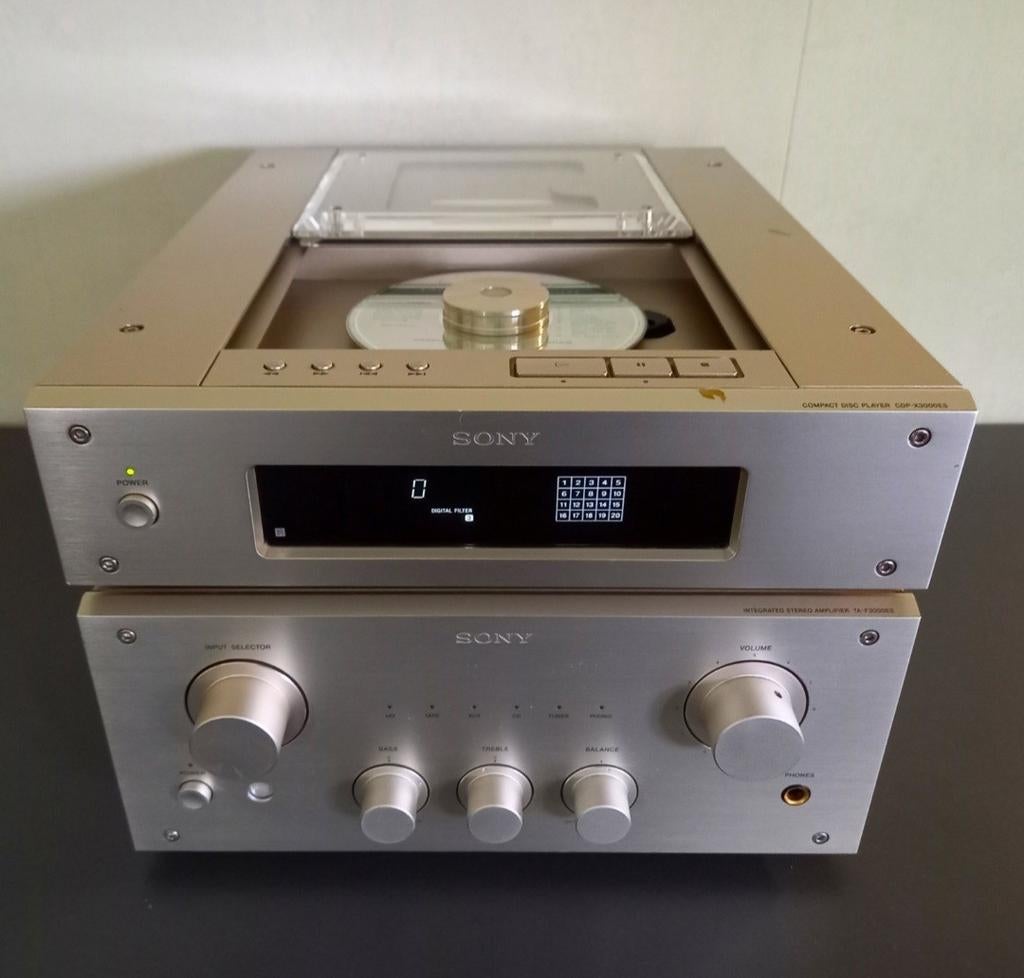 SONY 3000ES HIGH-END ES-SERIES SET AMP + TOPLOADER CD + A.B., Audio, Tv en Foto, Ophalen of Verzenden, Sony