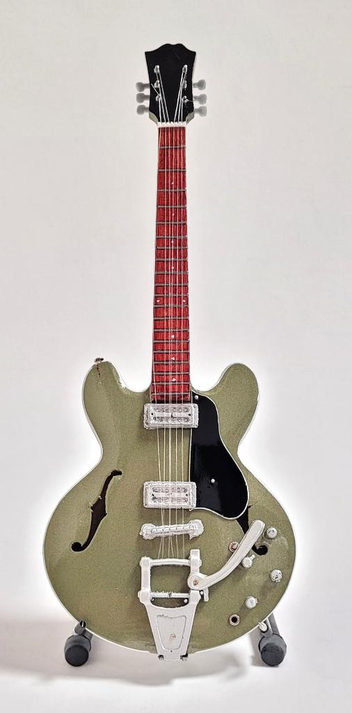 Soundgarden Chris Cornell miniatuur gitaar van hout guitar, Info@deconoord.nl, Deco Noord, Nieuw, Ophalen of Verzenden