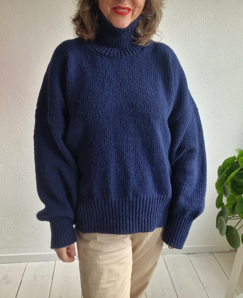 Babaa coltrui no 17, Maat AS. Nachtblauw/wol., Babaa, Blauw, Nijmegen, Ophalen of Verzenden