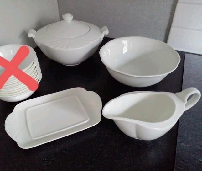 Villeroy & Boch - Arco Weiss serviesdelen, Ophalen of Verzenden, Effen, Porselein, Schaal of Schalen