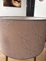 Roze lampenkap met geometrisch patroon, Overige kleuren, 25 tot 50 cm, Rond, Ophalen of Verzenden