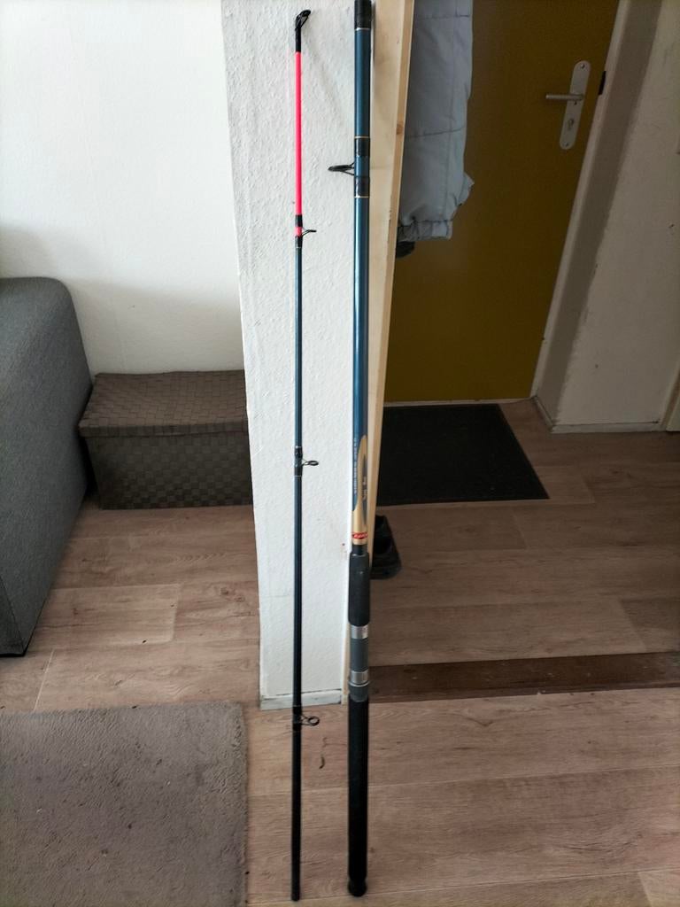 Boothengel 2.7m, 300-500g werpgewicht, Watersport en Boten, Hengelsport | Algemeen, Ophalen, Gebruikt, Werphengel