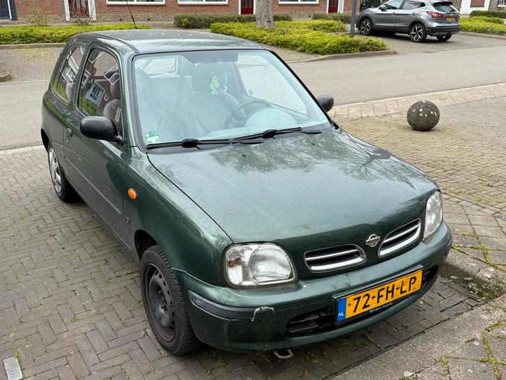 Nissan Micra 1.3 3D 2000 Groen, Auto's, Nissan, Particulier, Micra, Benzine, Hatchback, Handgeschakeld, Origineel Nederlands, Groen
