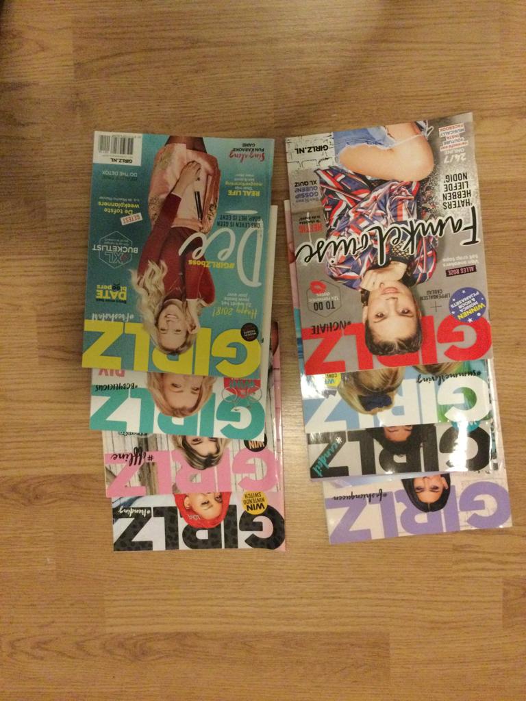 Tijdschrift GIRLZ 8 stuks, Ophalen of Verzenden, Zo goed als nieuw, Overige typen