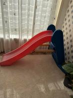Rode glijbaan met blauwe trap, Kinderen en Baby's, Speelgoed | Buiten | Speeltoestellen, Ophalen of Verzenden, Gebruikt, Glijbaan