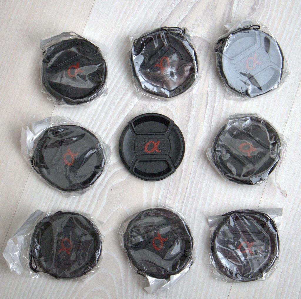 8x Sony Lensdop 55mm front cap Set, Ophalen of Verzenden, Nieuw, Toebehoren