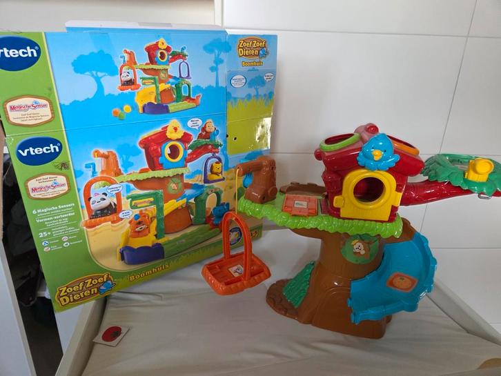 VTech Zoef Zoef Dieren Boomhuis Speelset, Kinderen en Baby's, Speelgoed | Overig, Verzenden