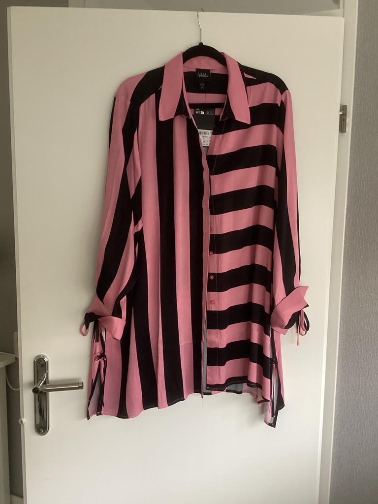 Mat, yoek, ulla popken blouse., Kleding | Dames, Grote Maten, Nieuw, Blouse of Tuniek, Roze, Ophalen of Verzenden