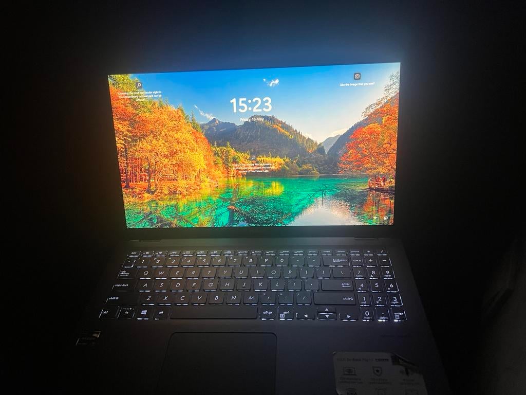 ASUS Zenbook flip 15 ryzen 7 16GB Ram 512 GB SSD, Computers en Software, Ophalen of Verzenden, Zo goed als nieuw, 15 inch, SSD