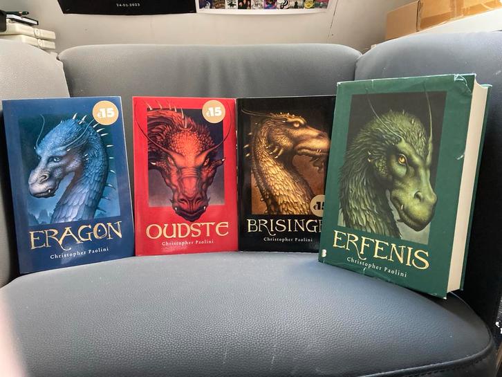 Eragon Boekenreeks - Christopher Paolini (4 delen), Boeken, Fantasy, Gelezen, Ophalen of Verzenden