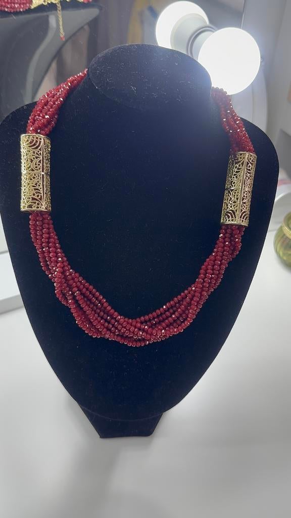 Marokkaanse sieraden nieuw, Sieraden, Tassen en Uiterlijk, Ophalen of Verzenden, Nieuw, Roze, Overige materialen