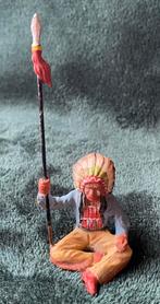 Elastolin Indiaan Opperhoofd met Speer - Vintage Speelgoed, Verzenden, Gebruikt