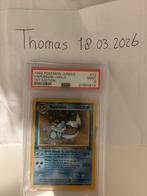 1999 Pokémon Jungle Vaporeon 1st Edition PSA 9 Holo, Ophalen of Verzenden, Zo goed als nieuw, Losse kaart, Foil