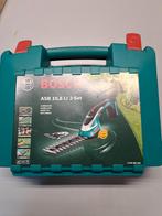 Bosch ASB 10,8 LI 2-Set Accu buxuschaar, kantenschaar., Ophalen of Verzenden, Gebruikt, Accu, Bosch