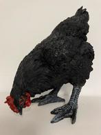 Zwarte kip beeld boerderij tuin boer ei kippenhok cadeau, Ophalen, Nieuw, Kunststof