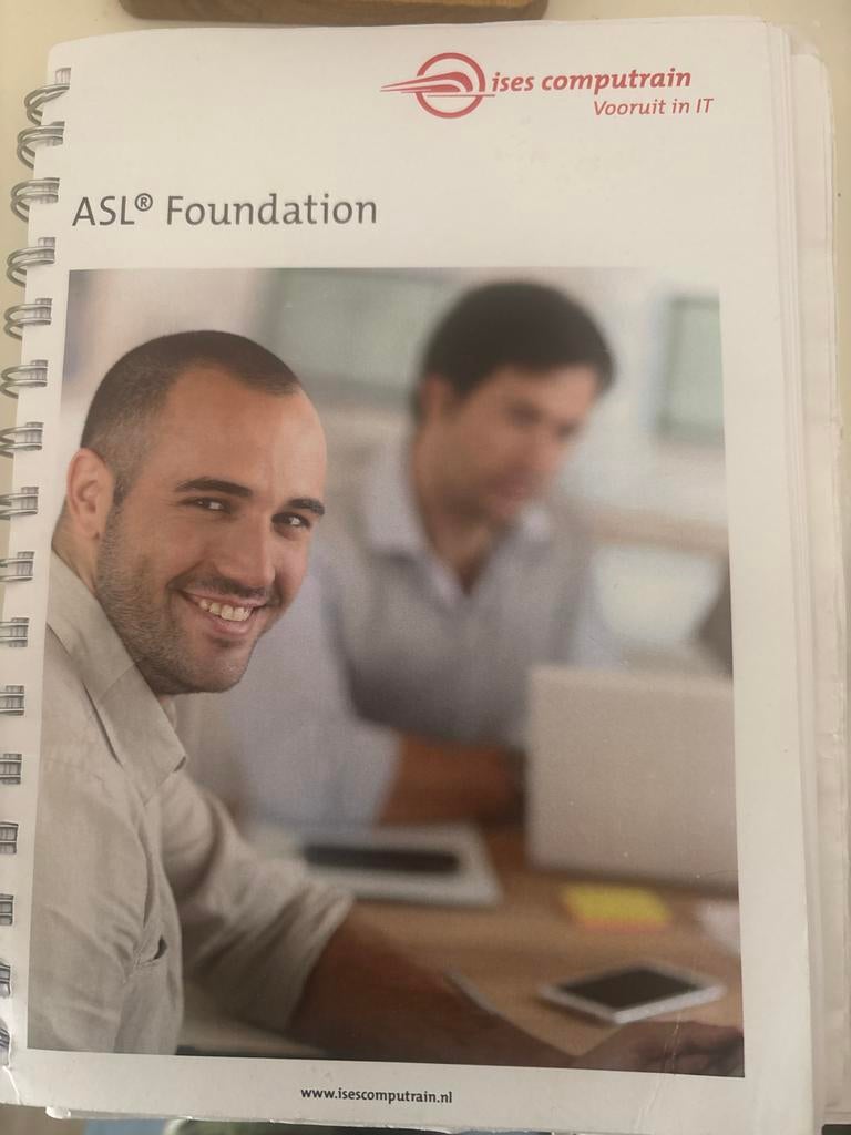ASL Foundation cursusboek ises computrain, Ophalen of Verzenden, Gelezen, Vakgebied of Industrie