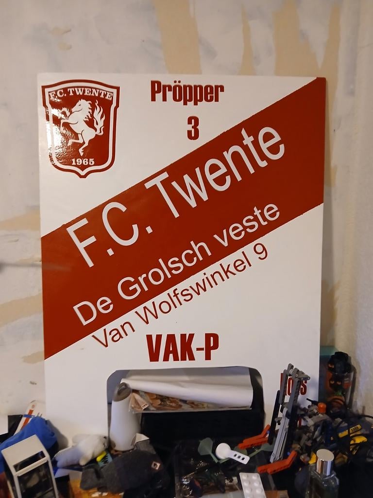 Fc twente, Verzamelen, Ophalen of Verzenden, Nieuw, Reclamebord