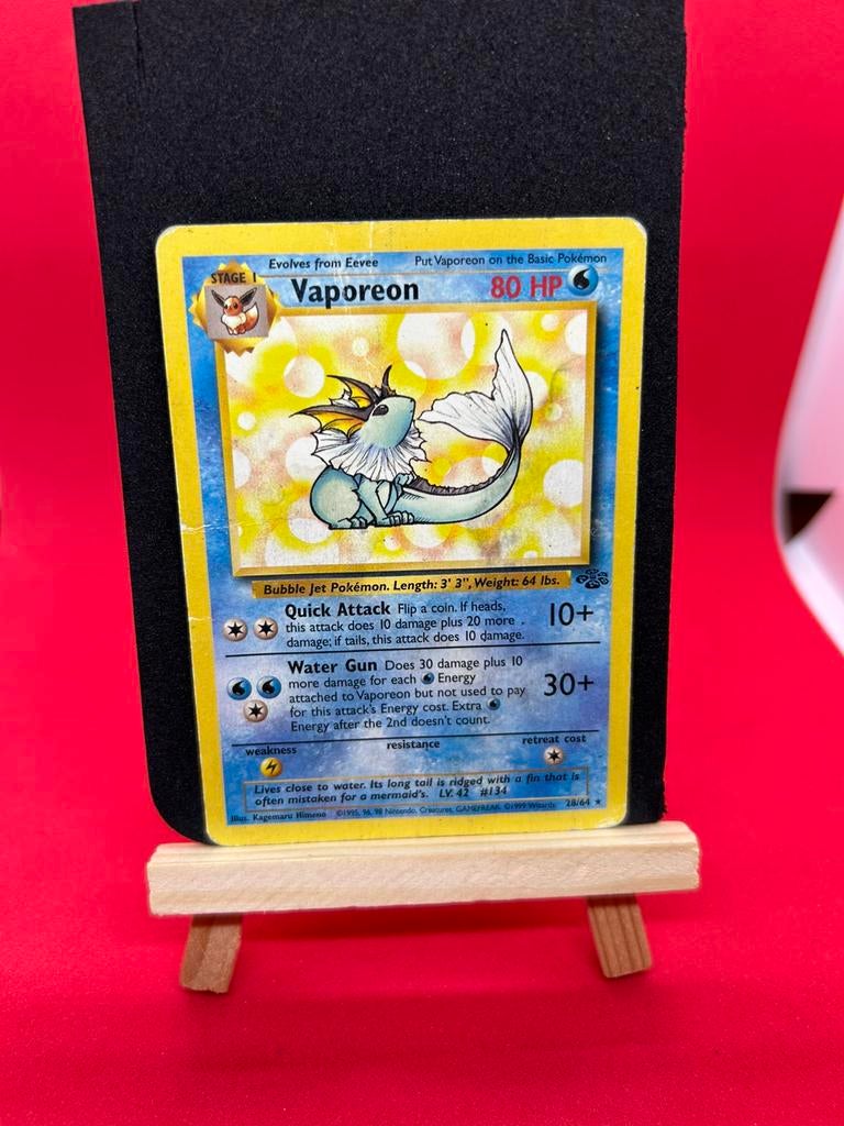Pokemon Vaporeon Jungle 28/64, Ophalen of Verzenden, Zo goed als nieuw
