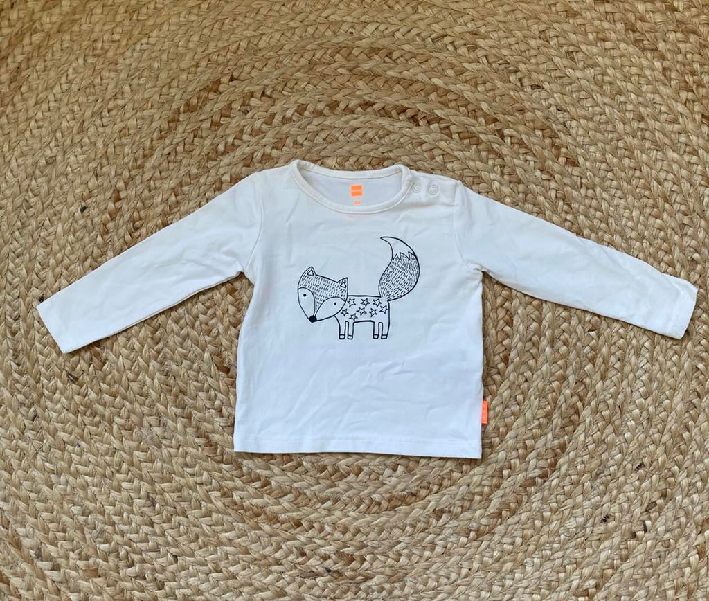 Longsleeve HEMA bamboo maat 56, Ophalen of Verzenden, Zo goed als nieuw, Jongetje of Meisje, Shirtje of Longsleeve